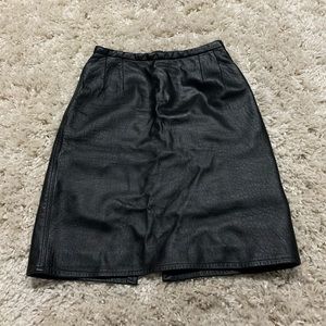 Vintage Pleather Skirt